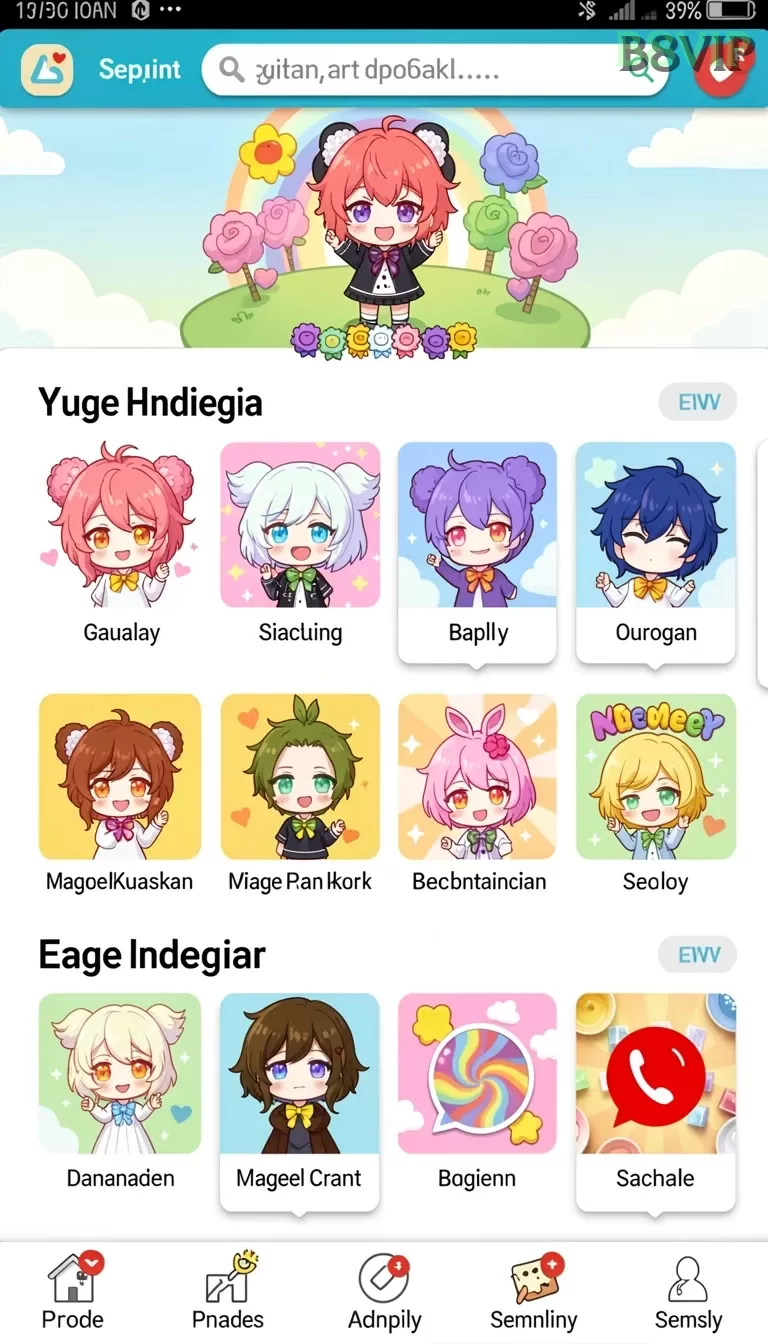 Cuplikan layar SLOT39 — menu navigasi