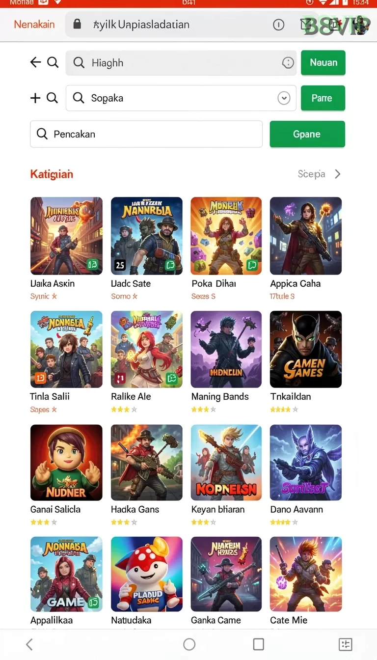 Cuplikan layar SUPERSVIP — halaman utama